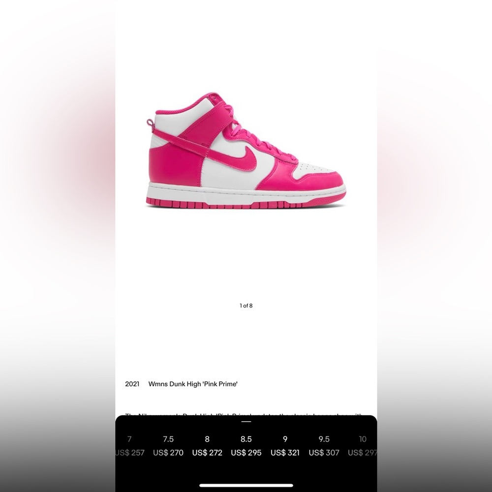 Pink Prime Dunks